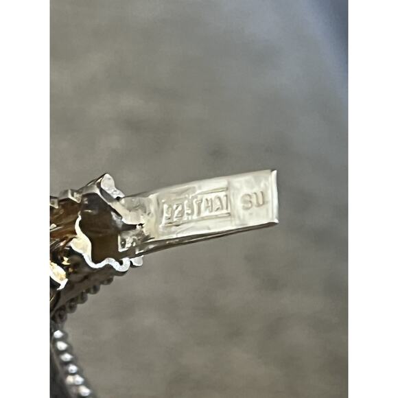 925 Sterling Silver Triple Twist Wrap Bracelet - Picture 3 of 3